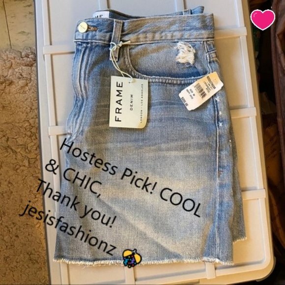 Frame Demin Le Mini Skirt  NWT  ❤️ HOST PICK! Cool & Chic & Casual Party! - Picture 2 of 7